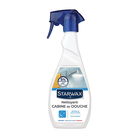|40382| CABINE DE DOUCHE NETTOYANT ANTICALCAIRE PULV - 500 ML