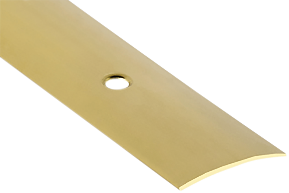 SEUIL DEMI-BOMBE 30MM LAITON PERCE-VRAC - 0,93 M