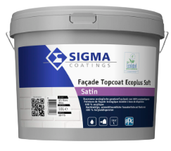 SIGMA FACADE TOPCOAT ECOPLUS SOFT SATIN - BASE ZN - 5L