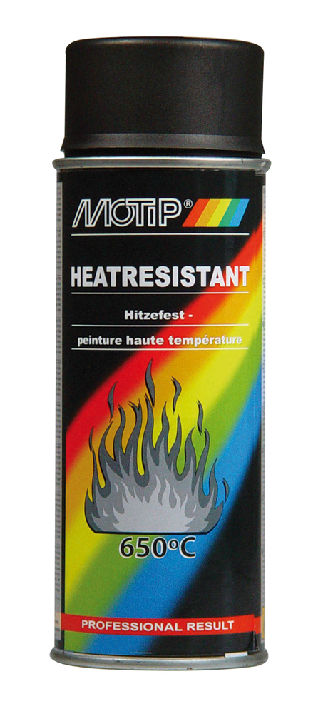 MOTIP 04031 SPRAY HAUTE-TEMPERATURE NOIR - 400 ML