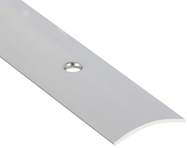 [1008] SEUIL DEMI-BOMBE 30MM INOX PERCE-VRAC - 2,7 M
