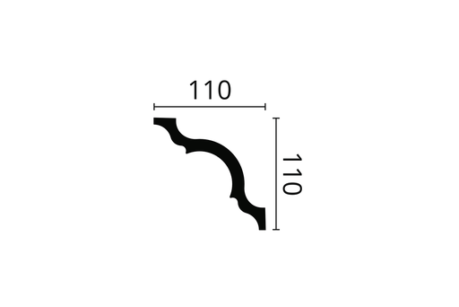 [3000392] NMC NOMASTYL PLUS MOULURES A 110X110MM-2M