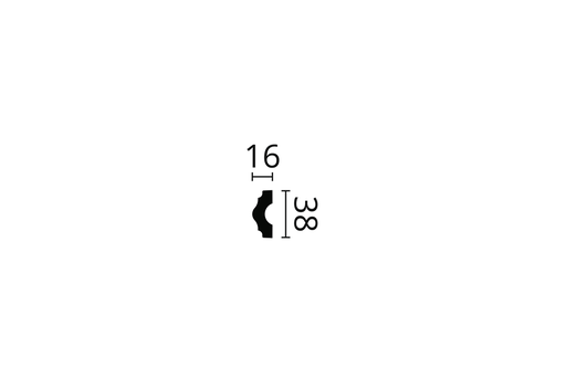[3013072] NMC NOMASTYL PLUS CIMAISE I 40X15MM 2M