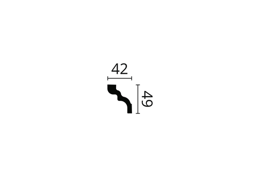 [3000403] NMC NOMASTYL PLUS MOULURES D 50X40MM 2M