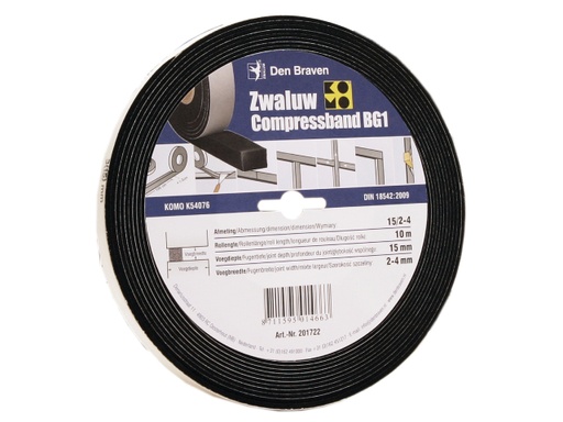 [201741] ZWALUW COMPRESSBAND BG1 30X30MM - 5.60M
